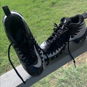 Football Cleats, black Nike Alphas